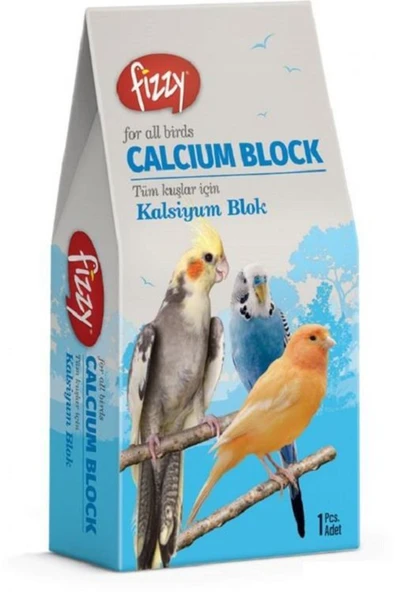 Fizzy Kuşlar Için Kalsiyum Blok  1 Adet ürün görseli 1