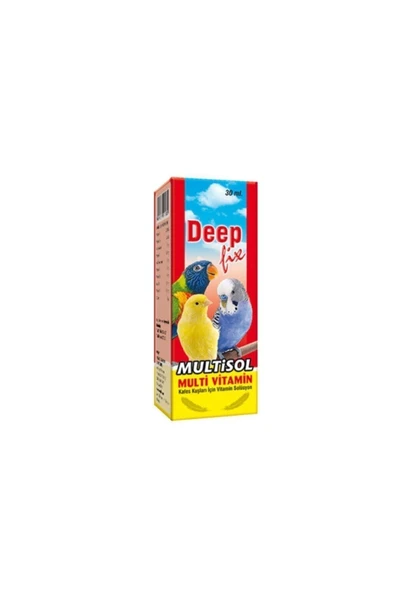 Deep Fix Multisol Kafes Kuşları İçin Vitamin Solüsyonu 30 ml ürün görseli 1