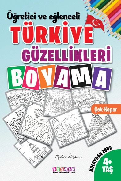 Türkiye Güzellikleri Boyama Kitabı ürün görseli 1