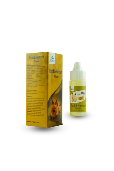 Apex Rabb&hamsvit Tavşan Ve Hamster Vitamini 30ml ürün görseli 1