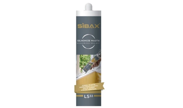 Sibax Ls33 Silikonize Mastik Altınmeşe 310 ml ürün görseli 1