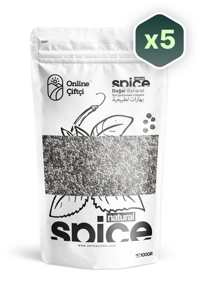 Online Çiftçi Chia Tohumu 5x100Gr ürün görseli 1