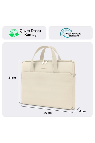 MCE-1514 15.6" NOVA Eco Notebook Çantası Latte - Resim 2