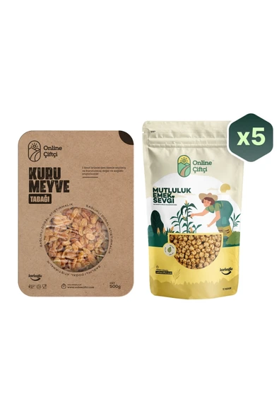 İzmir Üzümü 500Gr ve Dağlı Sarı Leblebi 5×100Gr İkili Set ürün görseli 1