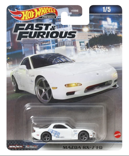Hot Wheels Fast & Furious Premium Arabalar Mazda Rx-7 Fd HKD22 ürün görseli 1