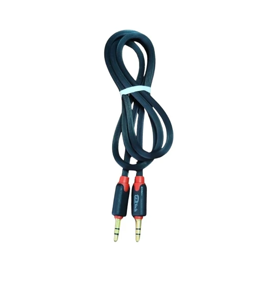 .5 mm Stereo AUX Kablosu Erkek - Erkek 1 Metre Gold Uçlu ürün görseli 1