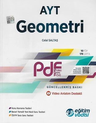 AYT Geometri Güncel PDF Planlı Ders Föyü Eğitim Vadisi ürün görseli 1