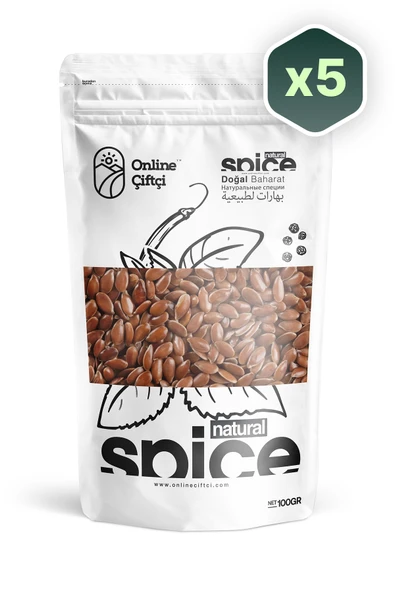 Online Çiftçi Keten Tohumu 5x100Gr ürün görseli 1