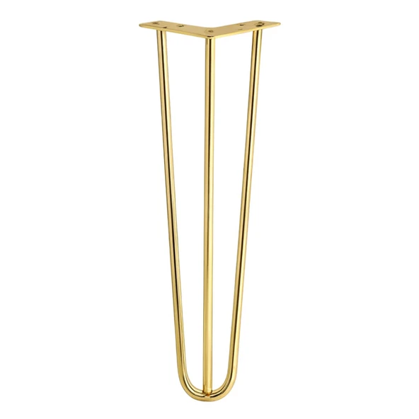 Martı 71 cm Gold Altın Metal Masa ve Sehpa Ayağı Tekli Dayanıklı Mobilya Yükseltici Destek Modeli ürün görseli 1