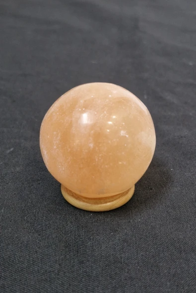 Turuncu Selenit Küre 4 Cm. ürün görseli 1