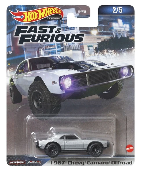 Hot Wheels Fast and Furious Premium 1967 Chevy Camaro Offroad HNW47 ürün görseli 1