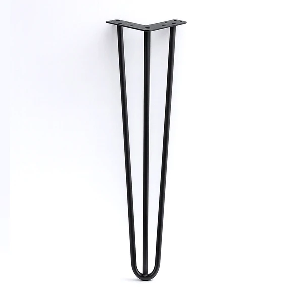Martı Siyah Metal Sehpa Ayağı 71 cm Tekli Masa Ayağı Dayanıklı Mobilya Destek Ayağı Yükseltici Model ürün görseli 1