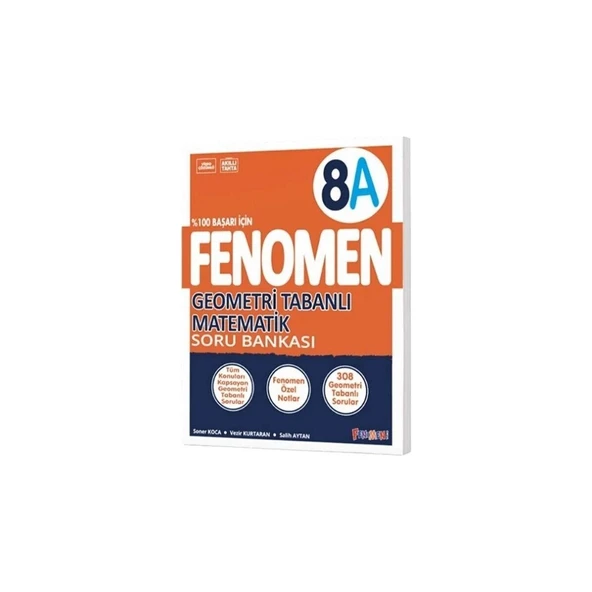 Gama Yayınları Fenomen 8. Sınıf Geometri Tabanlı Matematik A Soru Bankası ürün görseli 1