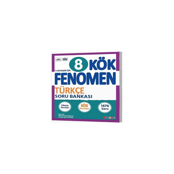 Fenomen Okul 8. Sınıf Türkçe Kök Soru Bankası ürün görseli 1