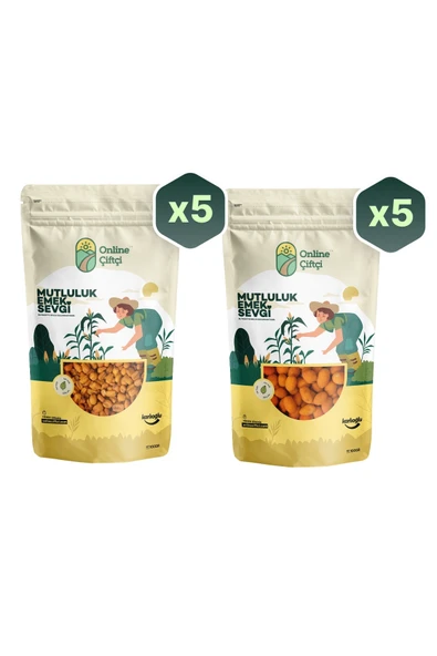 Online Çiftçi Soslu Mısır ve Yer Fıstığı Avantaj Seti 10x100Gr ürün görseli 1