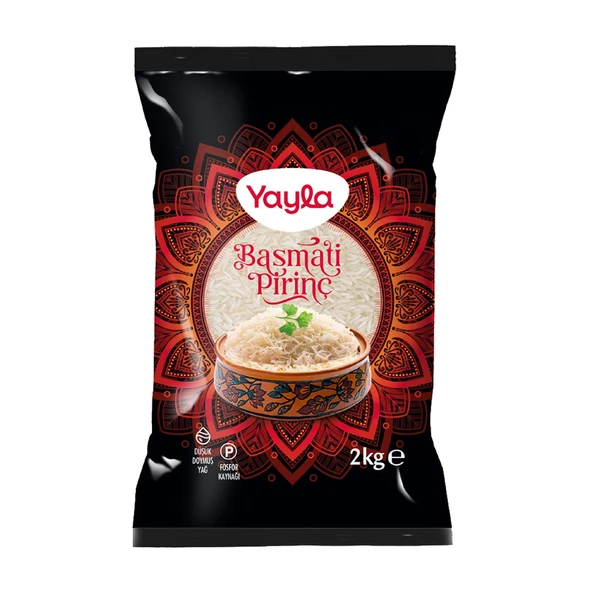 Yayla Bakliyat Basmati Pirinç 2 kg ürün görseli 1