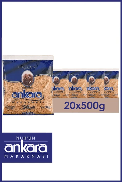 Nuh'un Ankara Yıldız Şehriye Makarna 500 gr x 20 Adet ürün görseli 1