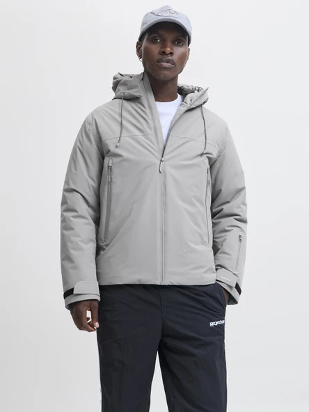 JACK JONES Erkek Fırtına Manşetli Rüzgar Geçirmez Mont 12283166 ürün görseli 1