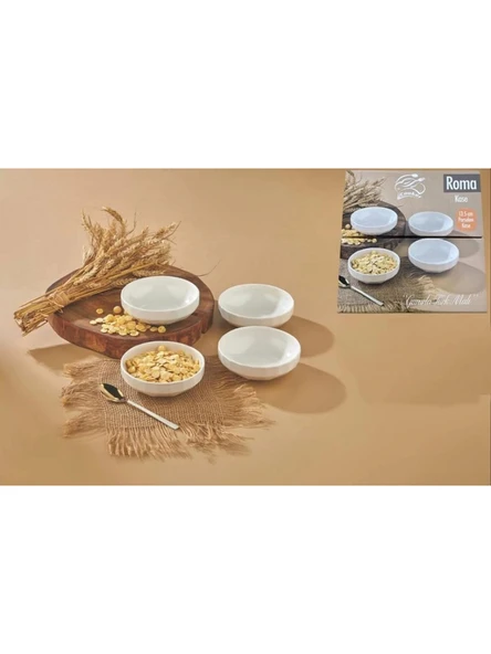 Cooker Yuvarlak Porselen Kase Seti 14 cm 4'lü ürün görseli 1