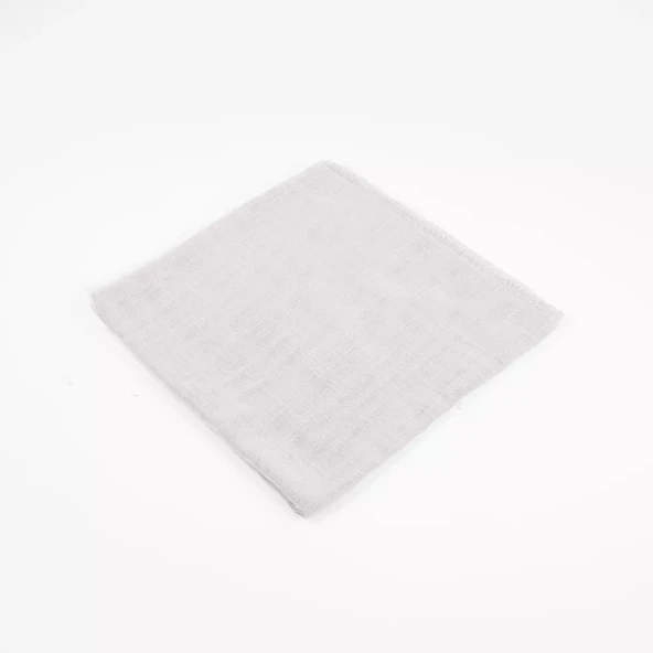 Flamlı Pamuklu Eşarp (96x96 cm. Gri) ürün görseli 1