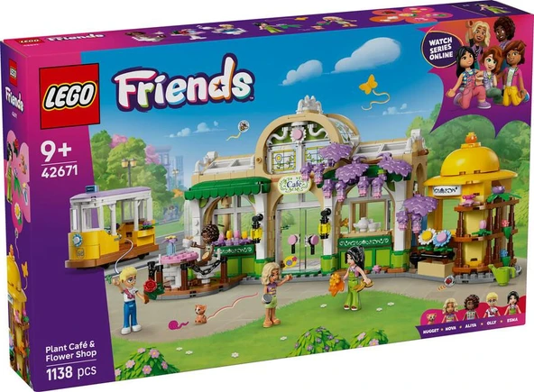 LEGO Friends 42671 Plant Café and Flower Shop ürün görseli 1