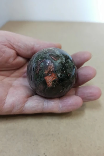 Multi Color Jasper Küre MJ17 - Resim 3
