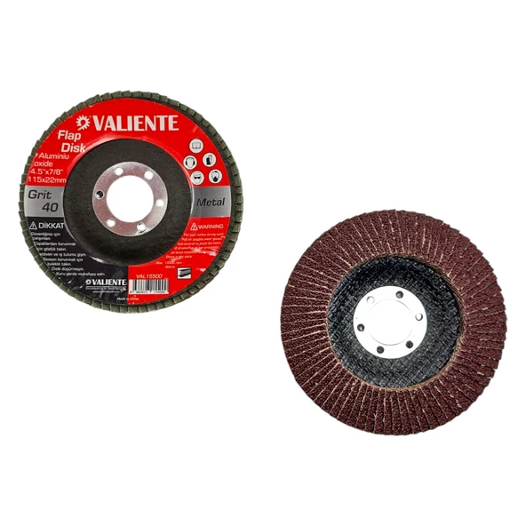 Fixonic Valiente VAL15500 115mm 40 Kum Flap Disk/Zımpara ürün görseli 1