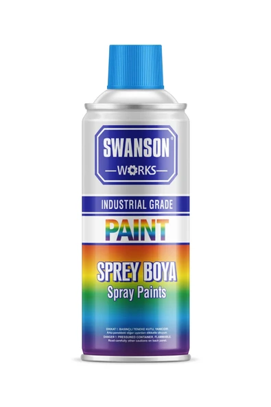 SWANSON Mavi Sprey Boya 400 ml - Türlü Türlü Yüzeyler Için ürün görseli 1