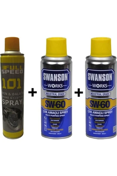 SWANSON WORKS Balata Spreyi + 200 Ml Pas Sökücü 2 Adet ürün görseli 1