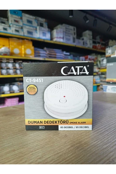 Cata CT-9451 Pilli Duman Dedektörü ( Pil Hariçtir ) ürün görseli 1