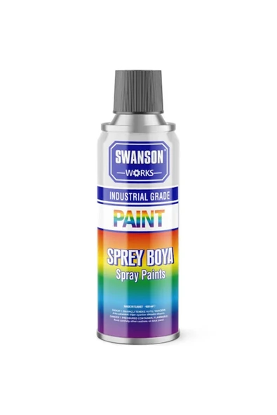 SWANSON SPREY BOYA SİYAH 250ML ürün görseli 1
