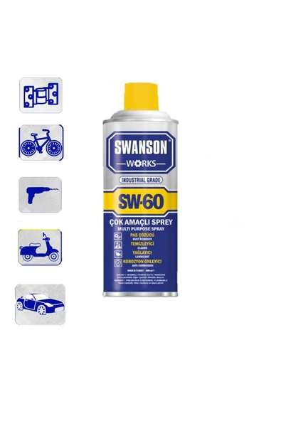 SWANSON Adel Swanson Pas Sökücü Yağlayıcı Temizleyici Korozyon Önleyici Sprey 400ml - 400 ml ürün görseli 1