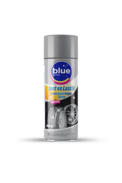 Spreycim Blue Works Jant Ve Lastik Temizleyici Köpük Sprey 500 ML ürün görseli 1