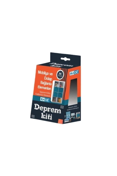 Egticaret Made Deprem Kiti Mobilya Ve Dolap Sabitleme Aparatı Seti 56 Parça ürün görseli 1