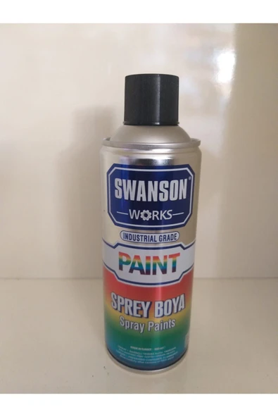 SWANSON Tek Iş Siyah Sprey Boya ürün görseli 1