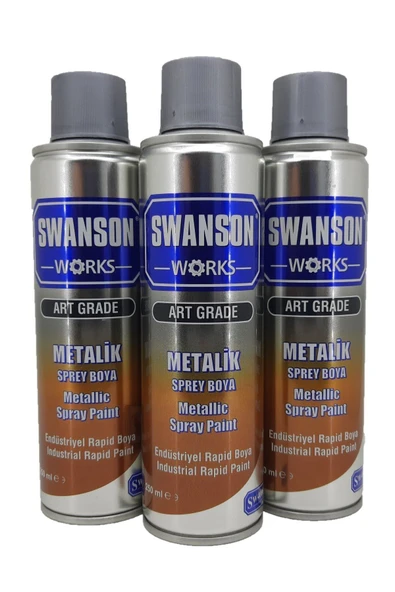 SWANSON Gümüş Sprey Boya 250 ml ürün görseli 1