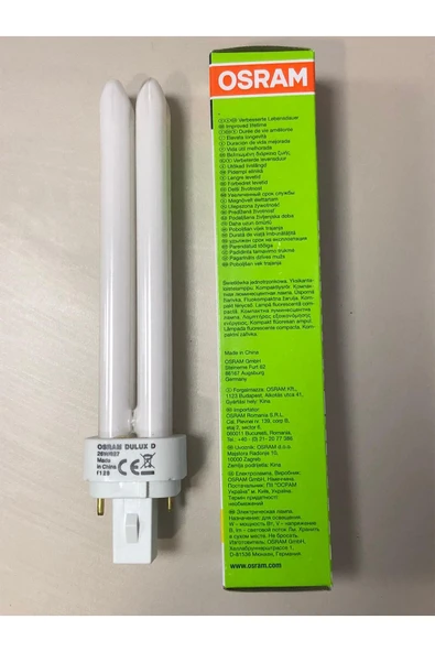 Osram Plc Lamba 26w/827 2p 2700 Kelvin 1800 Lümen Sarı Boy:16.5cm ( 10w-13w-18w Yerine Olmaz ) ürün görseli 1