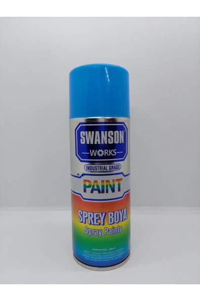 1tech Swanson Works Mavi Renk Sprey Boya 400 Ml - Resim 3