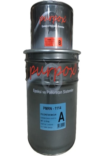 Çelebi Purpox Marine Pu 1114/a Tekne Macunu Takım 25 Kg ürün görseli 1