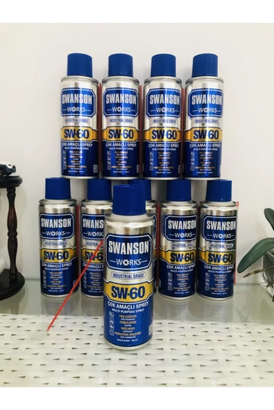 SWANSON WORKS Sw-60 Çok Amaçlı Yağlayıcı Pas Sökücü Bakım Spreyi ürün görseli 1