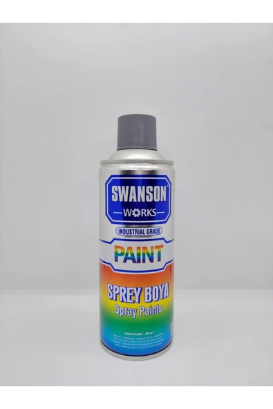1tech Swanson Works Gri Renk Sprey Boya 400 Ml ürün görseli 1