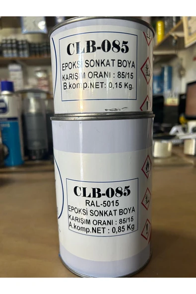 Spreycim ÇELEBİ MARİN EPOKSİ SON KAT BOYA RAL5015 MAVİ 1 KG ürün görseli 1