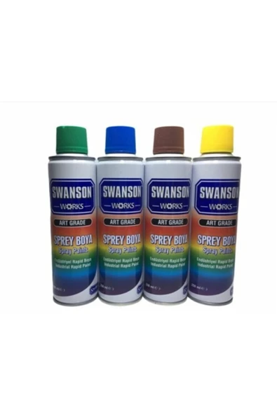 SWANSON WORKS Sprey Boya 250 Ml. Mavi ürün görseli 1