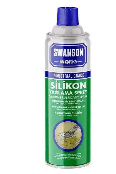 SWANSON WORKS Silikon Yağlama Spreyi 400 ML -- Metal & Plastik & Kauçuk Yağlama -- Araç Trim Seslerine Son! ürün görseli 1