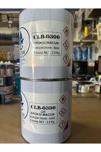 Spreycim ÇELEBİ MARİN EPOKSİ FİLLER DOLGU TEKNE MACUNU 5 KG ürün görseli 1