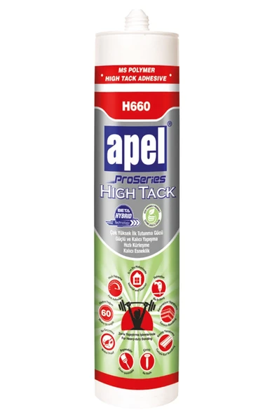 APEL Proseries High Tack Korniş Montaj Silikonu 290 Ml ürün görseli 1
