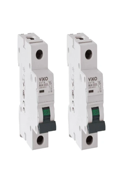 VİKO Otomatik Sigorta 1x16a 3ka-3vtb-1b16 2 adet ürün görseli 1