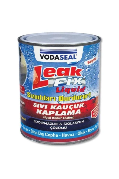 Vodaseal Leak Fix Liquid Sıvı Kauçuk Kaplama 800gr Beyaz ürün görseli 1