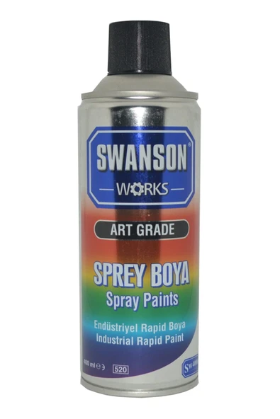 SWANSON Endüstriyel Rapid Sprey Boya Gri 400 ml ürün görseli 1
