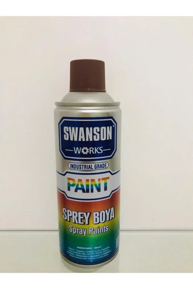 SWANSON WORKS Kahverengi Renk Sprey Boya 400 Ml ürün görseli 1